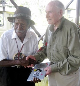 Francis Akati Simeni with Bede Tongs